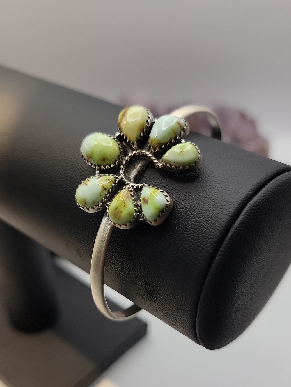 Sterling Silver Palomino Turquoise Naja Cuff Bracelet | Fits 6."–8." + Flex #908